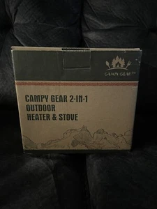 Campy Gear CG-2000G Orange Portable 2 In 1 Outdoor Heater And Stove - Picture 1 of 3