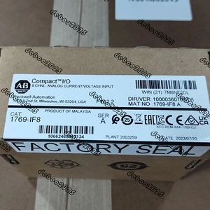 New 1769-IF8 Allen-Bradly CompactLogix 8 Pt Analog Current/Voltage Input Module - Picture 1 of 4