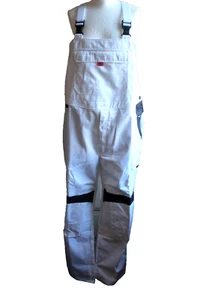 L321 Kübler Latzhose INNO PLUS Berufshose CONDURA Handwerker weiß grau Gr. 54 - Bild 1 von 4
