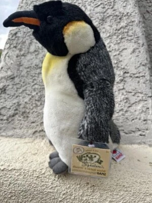 WEBKINZ SIGNATURE PENGUIN PLUSH WITH  WITH UNUSED TAG/CODE - Image 1 of 4