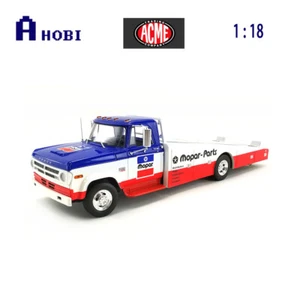 Acme Licensed 1:18 Scale Dodge D300 Ramp Truck Mopar 1970 Diecast Model Toy - Picture 1 of 2