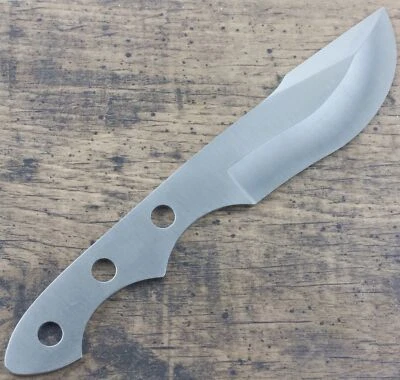 Rough Rider Knife Making 3.75" Fixed Blade Blank Full Tang 8" Overall Medium DIY - Image 1 of 2
