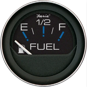 INDICADOR DE NIVEL DE COMBUSTIBLE FARIA CORAL 2" (E - 1/2 - F) - Imagen 1 de 1