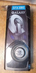 GALAXY NVIDIA GEFORCE GTX680 2GB DDR5 256BIT w/HDMI/DUAL DVI/DP/PC/E / USED - Picture 1 of 6