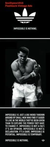 2004 Adidas Muhammad Ali "Impossible Is Nothing" Motivational Reprint Ad - Picture 1 of 1