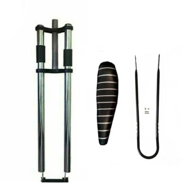 26" Bicycle Fork, Triple Tree Double Shoulder Non Suspension W/Bike Saddle - Image 1 of 4