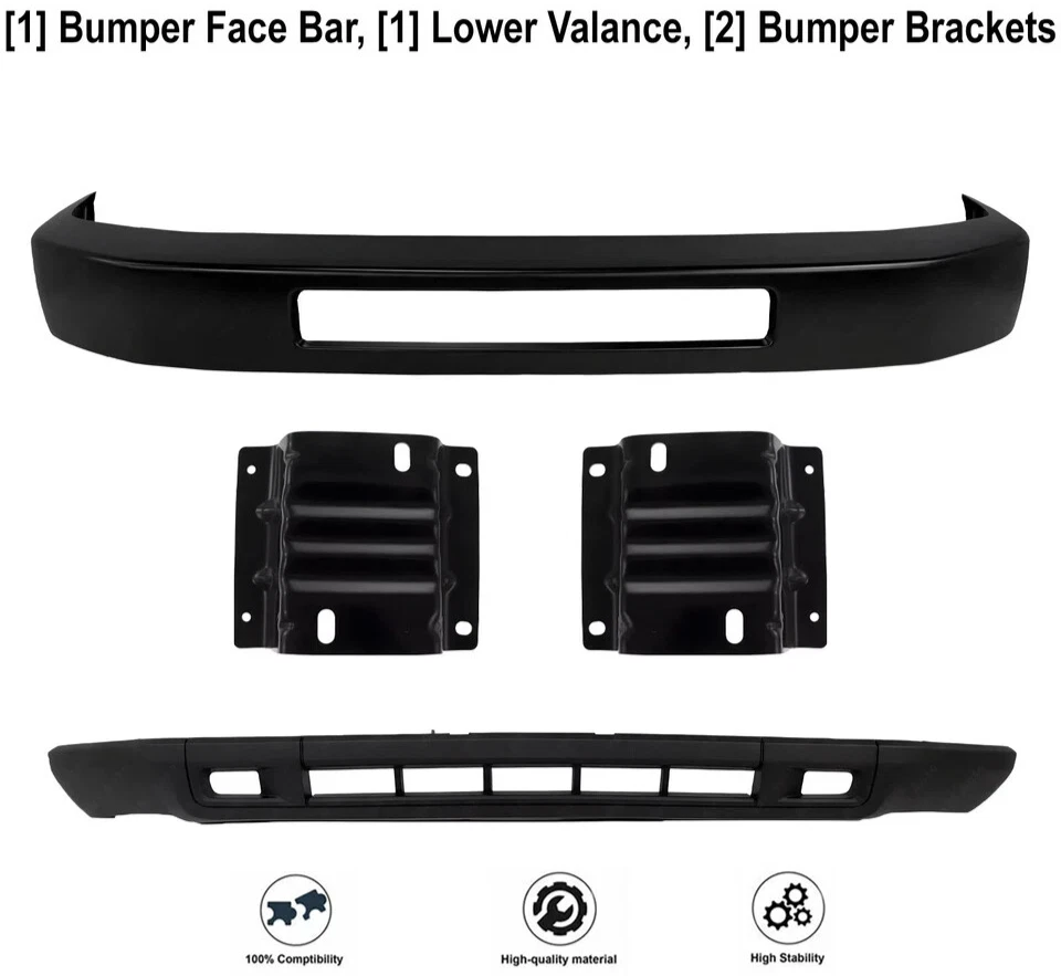 Kit de parachoques delantero cebado para Ford E-150 E-250 2008-2019 / E-350 E-450 Super Duty Foto 1 de 4