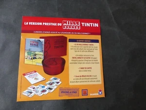 PUBLICITE POUR JEU DU MILLE BORNES TINTIN 2011 - Picture 1 of 2