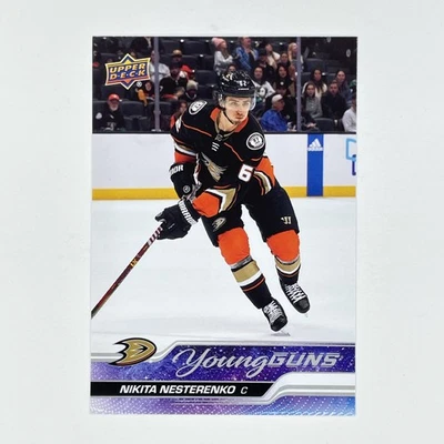 2023-24 Upper Deck Young Guns Jumbos Nikita Nesterenko RC #230 Anaheim Ducks - Image 1 of 2