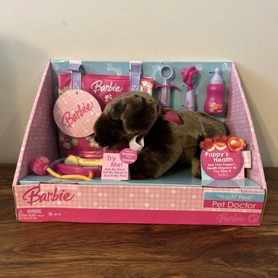Barbie Hug N’ Heal Pet Doctor Brown Puppy 2008 Raro Foto 1 de 4