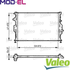 RADIATOR ENGINE COOLING 735374 FOR VOLVO V60/Cross/Country/Van S80/II V70/III - Picture 1 of 6