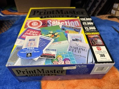 Vintage PrintMaster Platinum 7 Office Production Software On CD - Image 1 of 4
