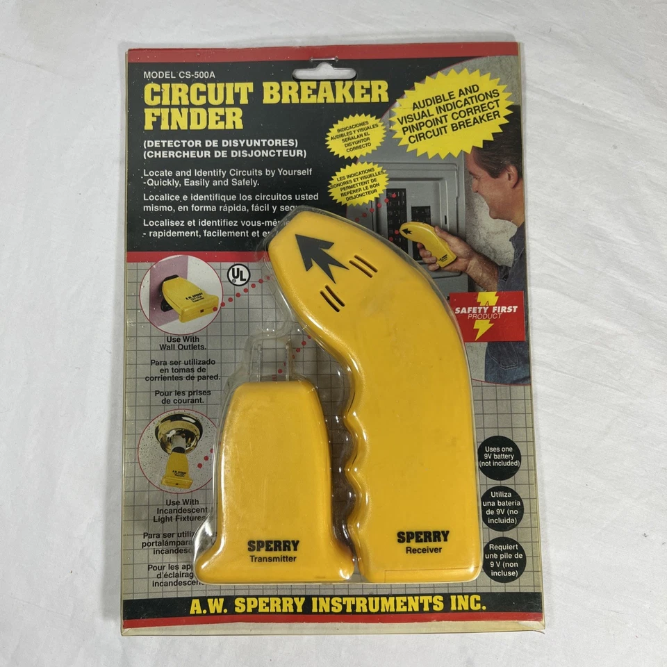 (NEW) Circuit Breaker Finder / Locator A W. Sperry Model CS-500A - NOS - Image 1 of 2