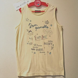 Camiseta sin mangas Pom Ponette sin mangas 160 cm/62,9 pulgadas talla L como nueva-kun amarillo claro Japón - Imagen 1 de 10