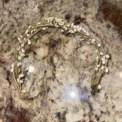 Antique Victorian Handmade Bridal Wedding Head Piece  - Image 1 of 4