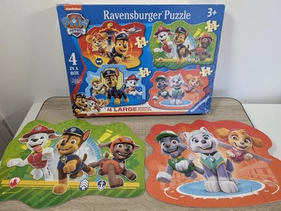 Paw Patrol 4-in-a-Box Jigsaw Puzzles Ravensburger 3+ - Image 1 of 4