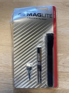 Neu Vintage Maglite Mini LED 2-Zellen AAA Taschenlampe schwarz M3A016 1993 - Bild 1 von 10