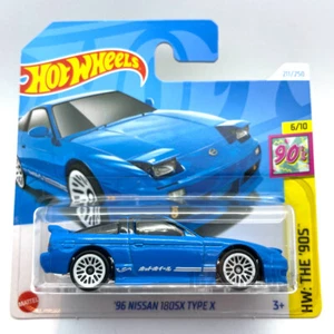 Nuevo modelo de coche de juguete Hot Wheels Nissan 180SX tipo X azul escala 1/64 nuevo en caja - Imagen 1 de 2