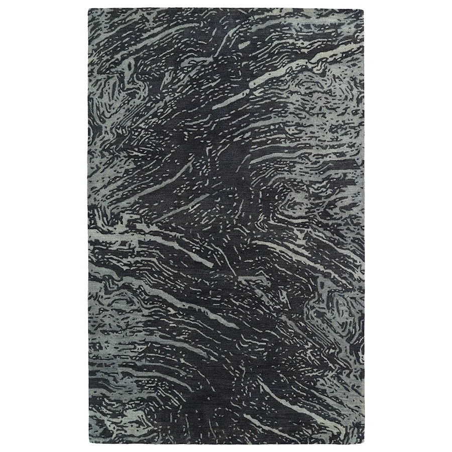 Kaleen Rugs Brushstrokes Runner, Charcoal, 2'6"x8' - BRS01-38-268 - Image 1 of 1