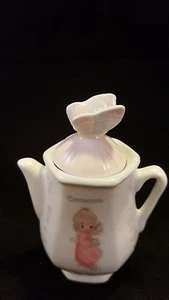 Precious Moments Cinnamon tea pot - Picture 1 of 5