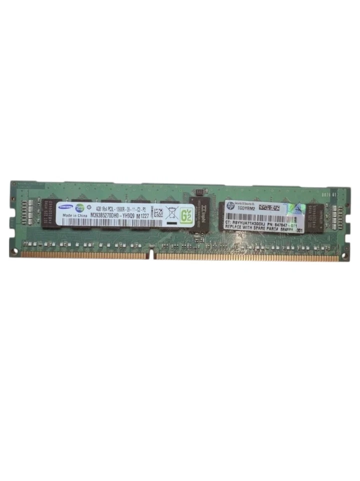 Memoria RAM DDR3 ECC Registered HP 647647-071 - Image 1 of 3