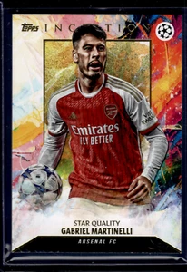 TOPPS INCEPTION 2023-2024 GABRIEL MARTINELLI ARSENAL CALIDAD ESTRELLA - Imagen 1 de 2