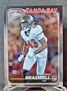 2024 Topps Chrome #246 Chris Braswell Rookie Card Tampa Bay Buccaneers-RM73 - Picture 1 of 2