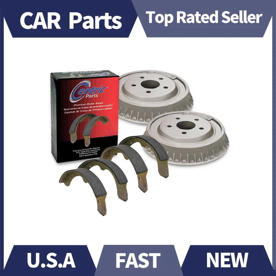 Rear 3X Brake Drum,Drum Brake Shoe Centric fits Dodge Dakota 1991-2002_HL - Image 1 of 4