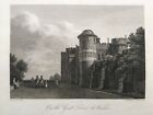 1803 Antique Print; On the Great Terrace at Windsor Castle after John Smith