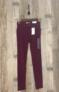 NEW Old Navy Girls Purple/Plum Ballerina Super Stretch Jeggings Girl's SZ 12 - Picture 1 of 14