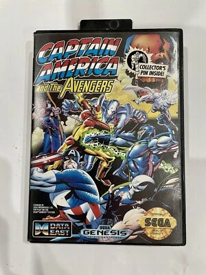 SEGA Genesis 1992 Captain America & Avengers, COMPLETE with PIN tested/working - Image 1 of 4