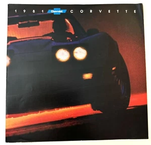 Oldtimer 1981 Chevrolet Corvette Händler Verkaufsprospekt Showroom Katalog - Bild 1 von 7
