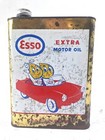 Alte ESSO Blech ESSO Motoröl Dose ESSO Öldose