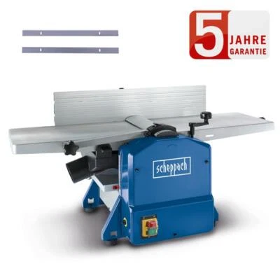Scheppach 2IN1 Abricht- und Dickenhobelmaschine Hobel HMS1080 + 4 Hobelmesser