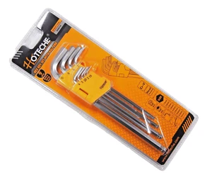 9PC Super Long Hex Key L Wrench Metric 1.5 – 10mm 9-1/4" Ball End 260610 - Picture 1 of 5