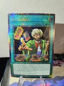 Reasoning 1st Edition Quarter Century Secret Rare RA01-EN052 Yu-Gi-Oh! - Picture 1 of 2