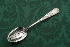 Old Maryland Engraved, S Kirk & Son Sterling Silver Pierced Serving Spoon 8.5"