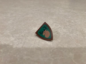 LEGO Castle Dark Forest Reddish Brown Shield Forestman Elk Deer 3846pb058 - Picture 1 of 2