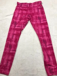 Head Athletic Womens Size Medium Running Yoga Leggings Maroon Geometric #3012 - Picture 1 of 15