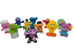 Lot Of 11 Hasbro 2013 Sesame Street Workshop Toy Figure Apx 3in EUC - Picture 1 of 5