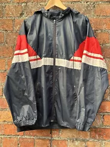 Vintage Adidas Jacket Large GB 6’1” Foldaway Hood flaw* - Picture 1 of 6