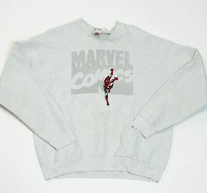 Vintage Marvel Comics Spider-Man Embroidered Crewneck Sweatshirt XL US 1993 - Picture 1 of 19