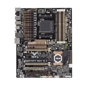 ASUS SABERTOOTH 990FX R2.0 AMD 990FX Mainboard ATX Sockel AM3+   #32632 - Bild 1 von 2