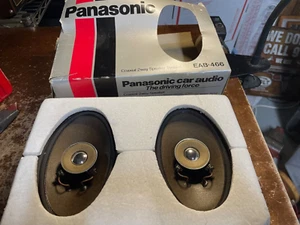 VINTAGE NOS Panasonic 2 Way Speakers EAB-466 Japan 4" x 6"50 Watt 1980's NIB - Picture 1 of 3