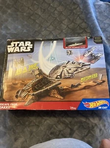2015 Hot Wheels Die-Cast Disney  ~ STAR WARS-ESCAPE FROM JAKKU  Play Set - Picture 1 of 4