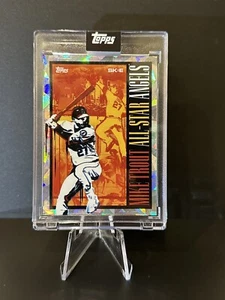 2022 TOPPS ALL STAR - MIKE TROUT - DJ SKEE GNR SILVER CRACKED ICE FOIL #182/199 - Picture 1 of 7