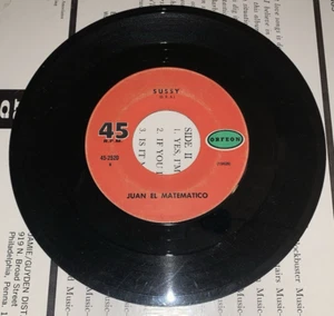 Juan El Matematico Suena Tremendo Orfeon 45-2520 1969 Mexican Garage Psych - Bild 1 von 2