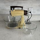 Vintage Sunbeam Mixmaster Stand Mixer 1-7A 12 Speed + 2 Bowls & 2 Beaters