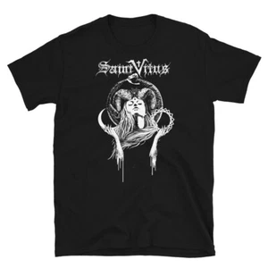 T-Shirt Saint Vitus Pentagramm schwarz Sabbath Kyuss besessen - Bild 1 von 5