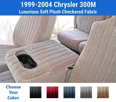 Fundas de asiento de felpa para Chrysler 300M 1999-2004 Foto 1 de 4